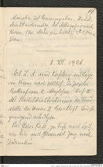 Seite 21, Tagebuch "Willendorf (ab 1926) | Joching | Neol. Grab b. Emmersdorf (NHMW-PRAE-BBB-36)